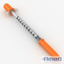 Одноразовый инсулиновый шприц с фиксированной иглой 29G-31G